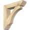Ekena Millwork Imperial Slat Rough Sawn Bracket w/ Offset Brace, Douglas Fir, 6"W x 24"D x 24"H BKT0604X24X24IMP06RDF - alternate 1